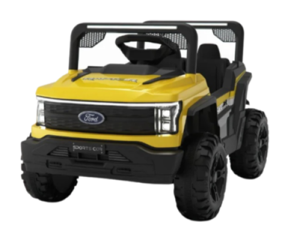 صورة جيب أطفال كهربائي ماطورين 12 فولت بشكل FORD